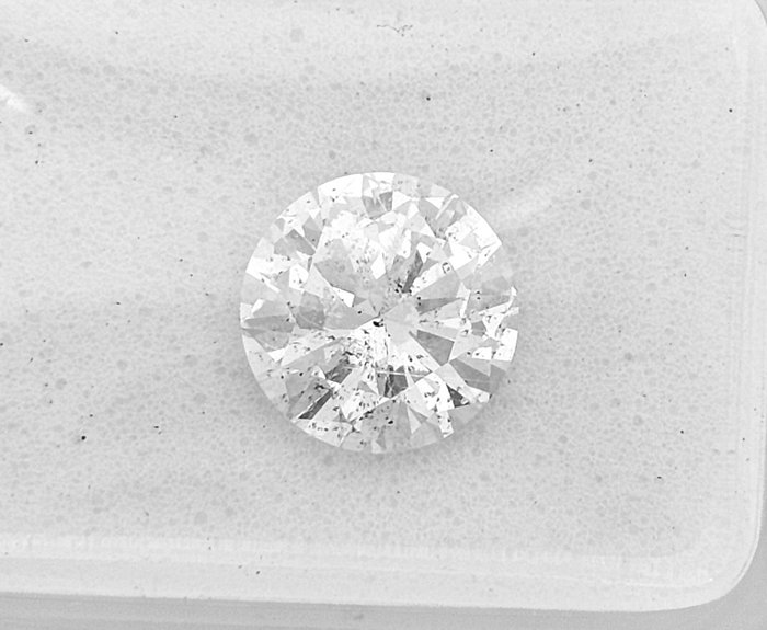 1 pcs Diamant  (Natur)  - 1.19 ct - Rund - D (farveløs) - SI2 - Gemewizard Gemological Laboratory (GWLab)