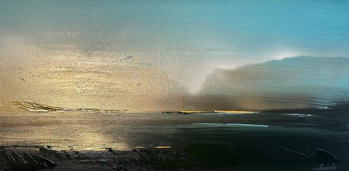 Anderle - Golden horizon - Diptych - XXL