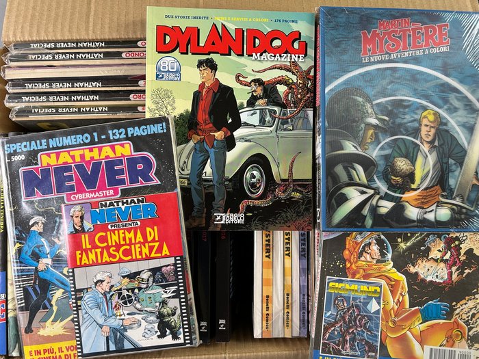 Nathan Never, Dylan Dog, Martin Mystere 39x albi assortiti - Speciali con albetti,  Magazine, Maxi, - 39 Album - Første udgave