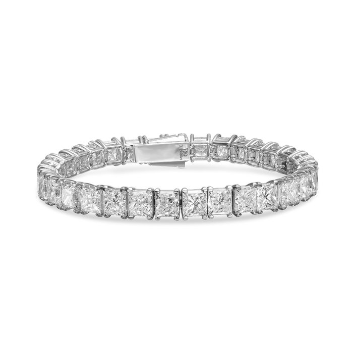 Tennisarmbånd - 18 kraat Hvidguld -  29.88ct. tw. Diamant (Natur)