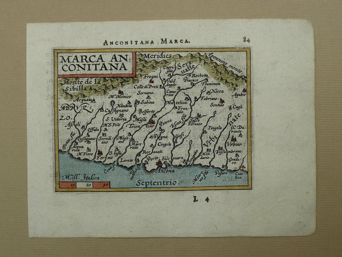 Europa - Italien / Marche / Ancona; Philippe Galle - Marca Anconitana - 1581-1600