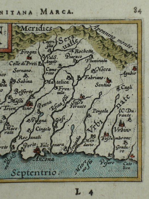 Europa - Italien / Marche / Ancona; Philippe Galle - Marca Anconitana - 1581-1600