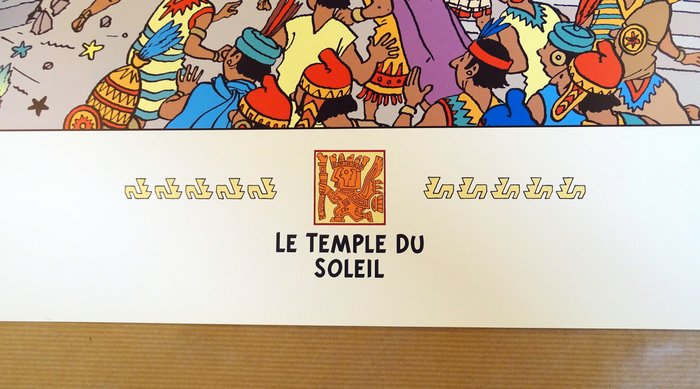 Hergé - 1 Offset Print - Tintin - Le Temple du Soleil - 1996