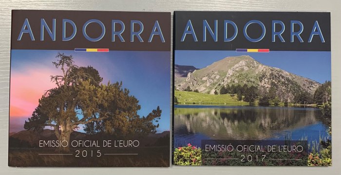 Andorra. Year Set (FDC) 2015/2017 (2 set)  (Ingen mindstepris)