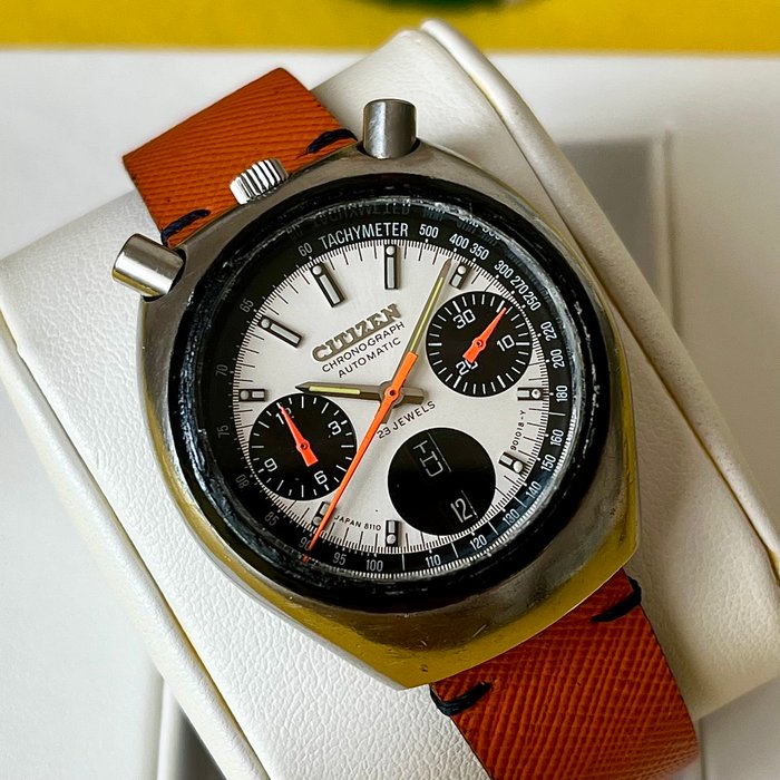 Citizen - Bullhead (Panda Dial) Chronograph - Ingen mindstepris - 67-9143 - Mænd - 1970-1979