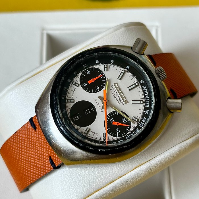 Citizen - Bullhead (Panda Dial) Chronograph - Ingen mindstepris - 67-9143 - Mænd - 1970-1979