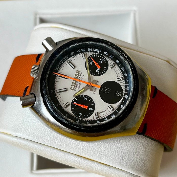 Citizen - Bullhead (Panda Dial) Chronograph - Ingen mindstepris - 67-9143 - Mænd - 1970-1979