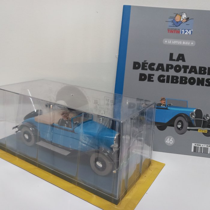 Moulinsart 1:24 - Modelbil - Le décapotable de Gibbons - Tintin