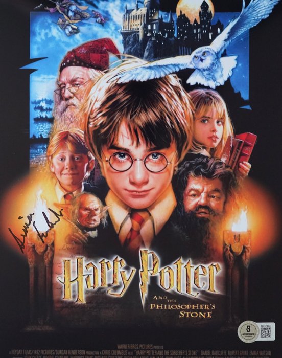 Harry Potter and The Philosopher Stone - Simon Fischer-Becker (The Fat Friar) - Autograph, Photo With Beckett COA