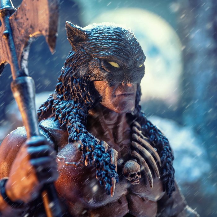 Frank Frazetta's Dark Wolf - Fire and Ice - 1:12 Scale Action Figure - Exclusive Collector’s Edition