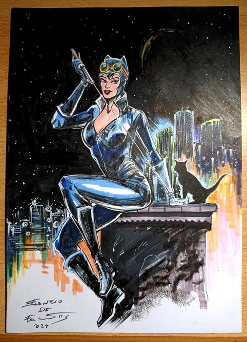 De Fabritiis, Fabrizio - 1 Original drawing - Catwoman - 2024