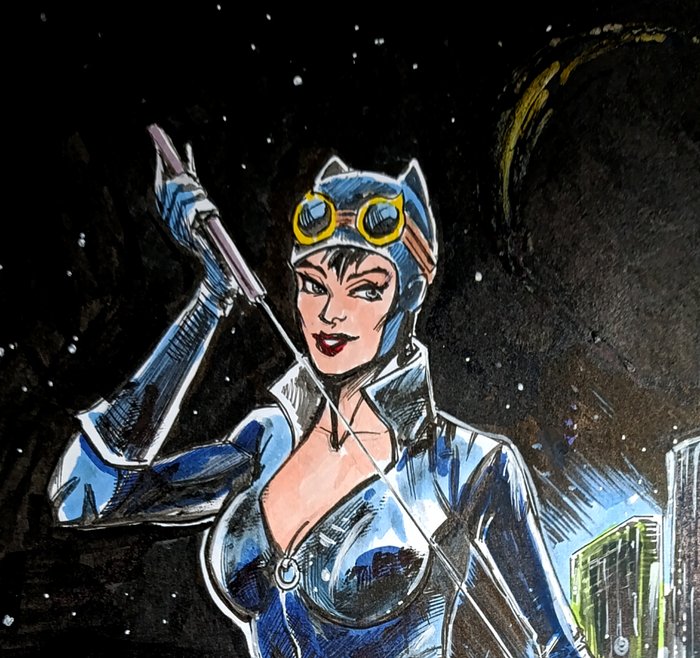 De Fabritiis, Fabrizio - 1 Original drawing - Catwoman - 2024