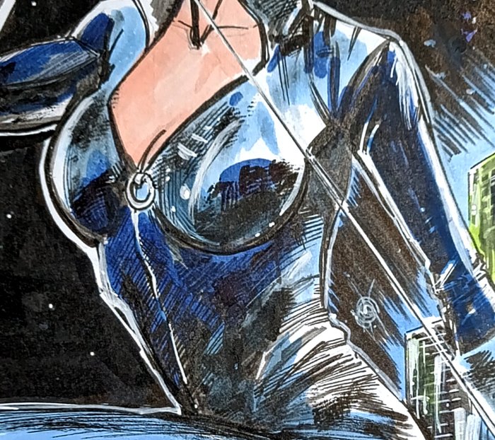 De Fabritiis, Fabrizio - 1 Original drawing - Catwoman - 2024