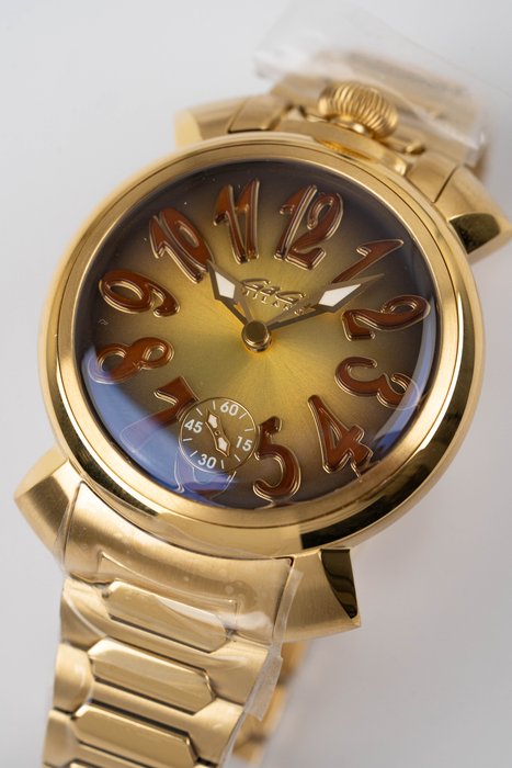 GaGà Milano - Manuale 44mm Collection - Yellow Gold - Brand New - 4014MN01Y0STSY0 - Unisex - 2011-nu