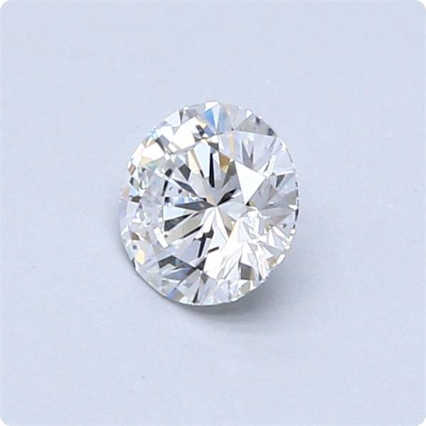 1 pcs Diamant  (Natur)  - 0.48 ct - Rund - D (farveløs) - VS2 - Gemological Institute of America (GIA)