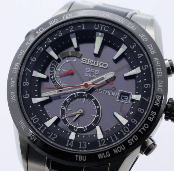 Seiko - Astron Date - Ingen mindstepris - SBXA015/7X52-0AF0 - Mænd - 2011-nu