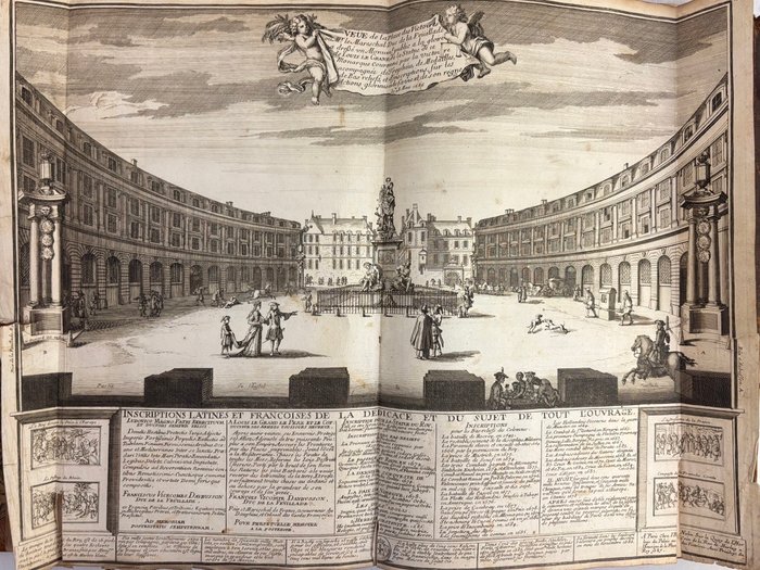 Claude-François Menestrier - Histoire du règne de Louis le Grand par les médailles, emblemes, devises, armoiries - 1700