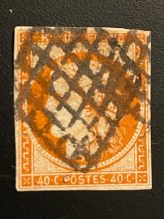 Frankrig  - 1850/1870 Ceres nr. 1,4,5 og 37. - Yvert