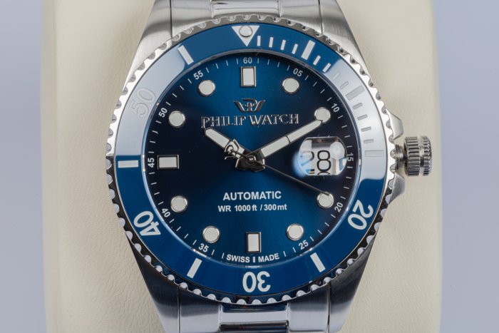 Philip Watch - Caribe Diving - Automatic - Swiss Made - Helium valve - 300 m - 42 mm - Mænd - 2020+