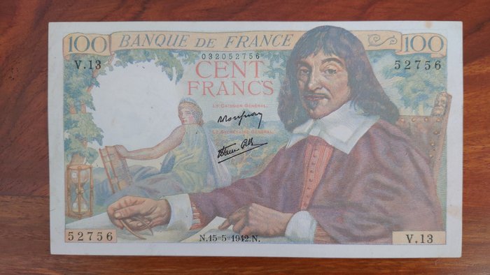 Frankrig - 100 Francs 1942 - Pick 101  (Ingen mindstepris)