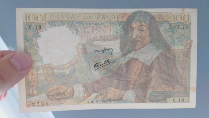 Frankrig - 100 Francs 1942 - Pick 101  (Ingen mindstepris)