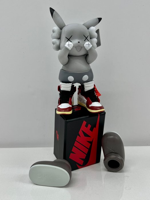 Alvin Silvrants (1979) - Kaws Companion Pikachu Nike AIR Jordan Off-White statue