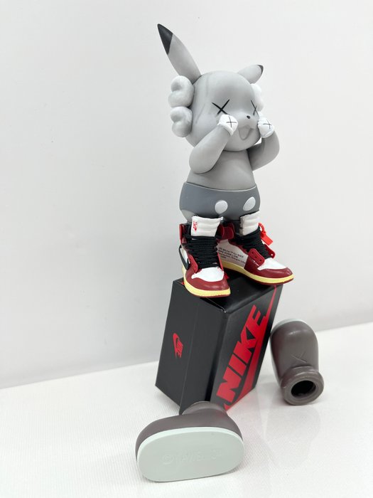 Alvin Silvrants (1979) - Kaws Companion Pikachu Nike AIR Jordan Off-White statue