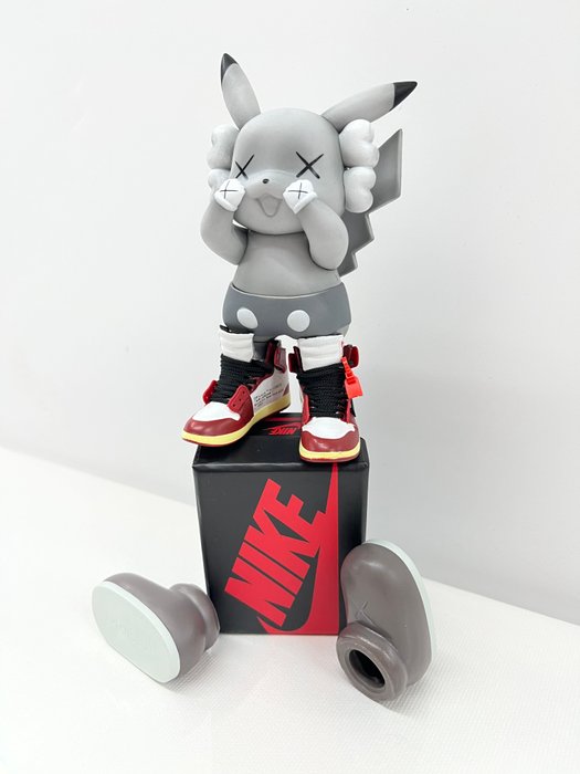 Alvin Silvrants (1979) - Kaws Companion Pikachu Nike AIR Jordan Off-White statue