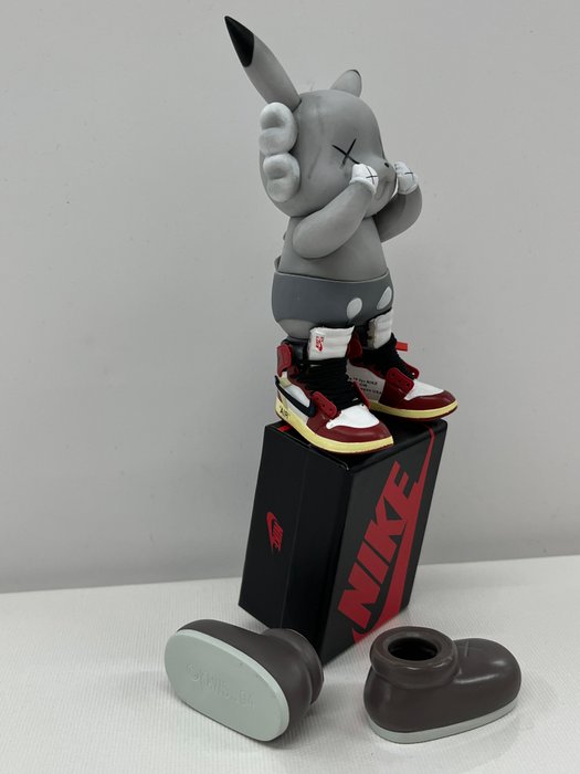 Alvin Silvrants (1979) - Kaws Companion Pikachu Nike AIR Jordan Off-White statue