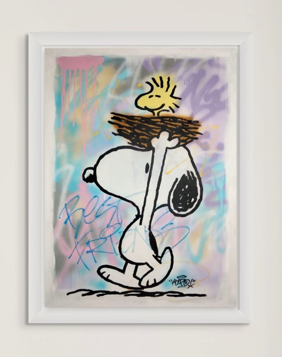 Hipo (1988) - Snoopy  Woodstock - Count on Me (Original artwork)