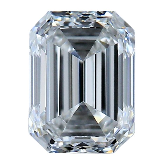 1 pcs Diamant  (Natur)  - 1.01 ct - F - VVS2 - Gemological Institute of America (GIA)