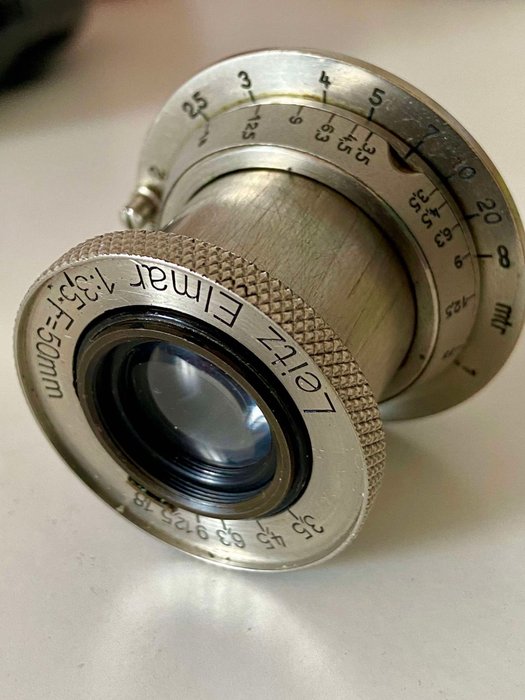 Leica Leitz Elmar court  Sans Numéro Nickel - 50mm 35 - Année 1930 - RARE Analogt kamera