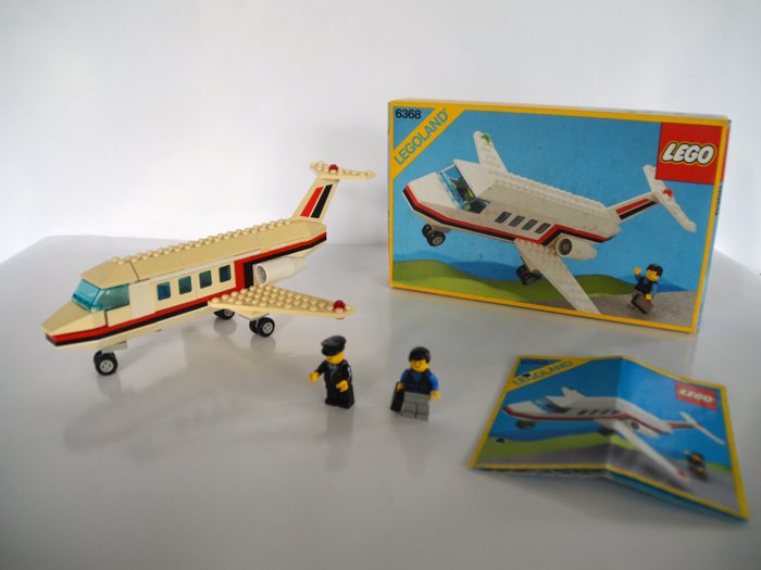 Lego - Legoland - 6368 - Jet Airliner - 1980-1990 - Danmark