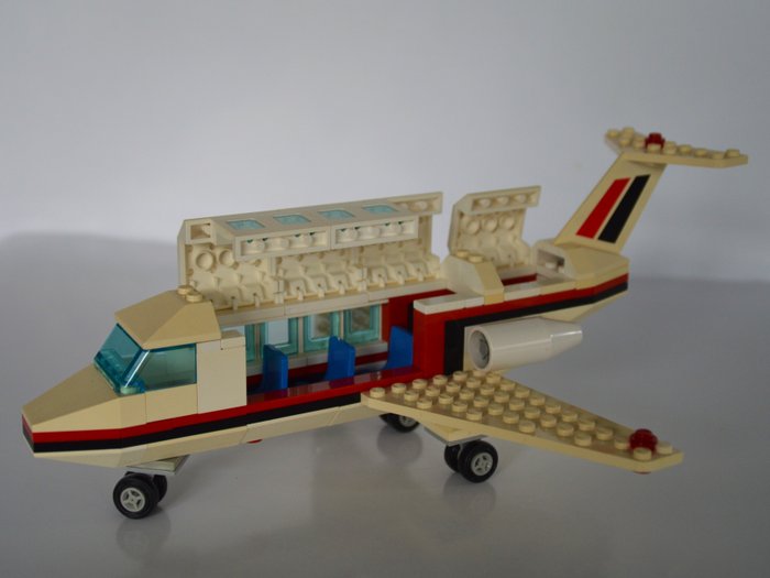 Lego - Legoland - 6368 - Jet Airliner - 1980-1990 - Danmark