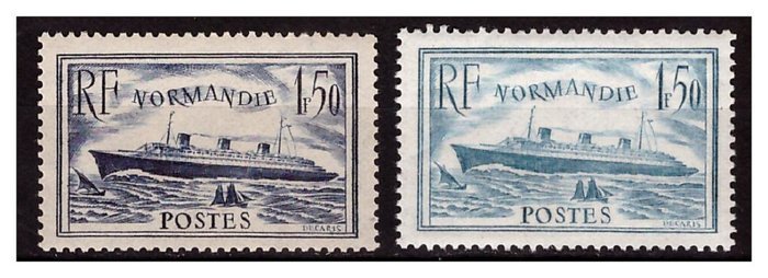 Frankrig 1935 - Hele året, inklusive Normandiet - Yvert n°299 au n°308** 1er choix MNH