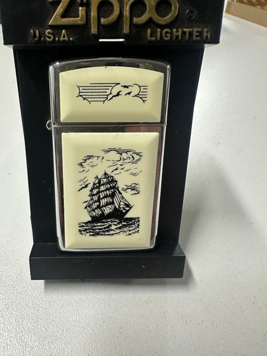 Zippo - Slim year 2000 boat - Lighter - Stål