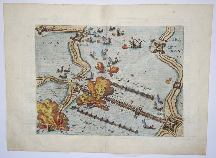 Belgien - Antwerpen, Callo; Aitzinger / Hogenberg - geen titel - 1596