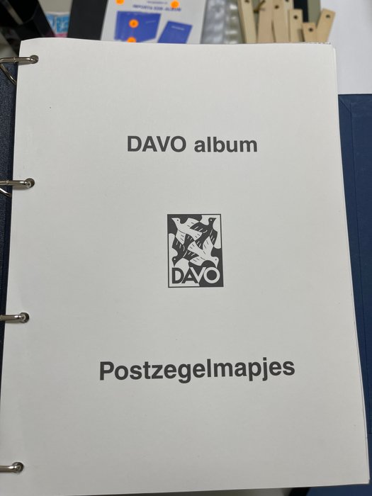 Tilbehør Holland  - 10 Davo-albums til frimærkemapper