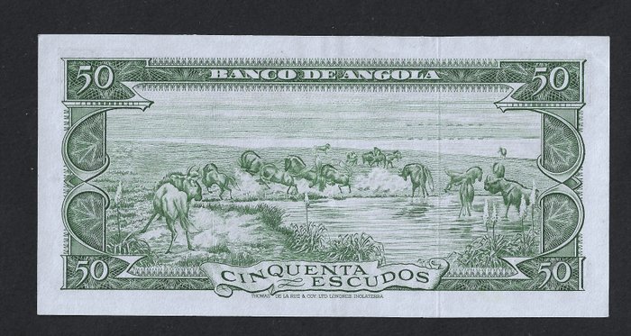 Angola. - 50 and 500 Escudos 1956 - Pick 88a, 90a  (Ingen mindstepris)