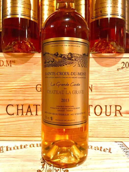 2013 Château la Grave "La Grande Cuvée" - Sainte-Croix-du-Mont - 12 Flasker (0,75 L)