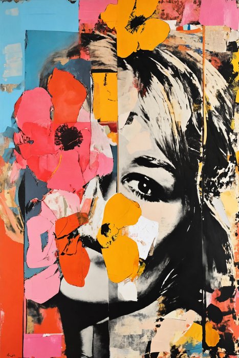 RINGER - Brigitte Bardot-Hommage à Rauschenberg Toile (XL)