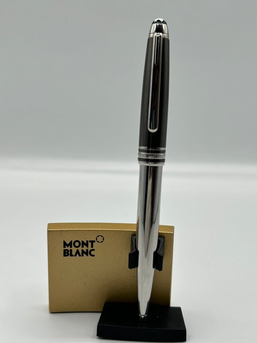 Montblanc - Montblanc Meisterstück Solitaire Hematite  Steel Ballpoint pen - Kuglepen