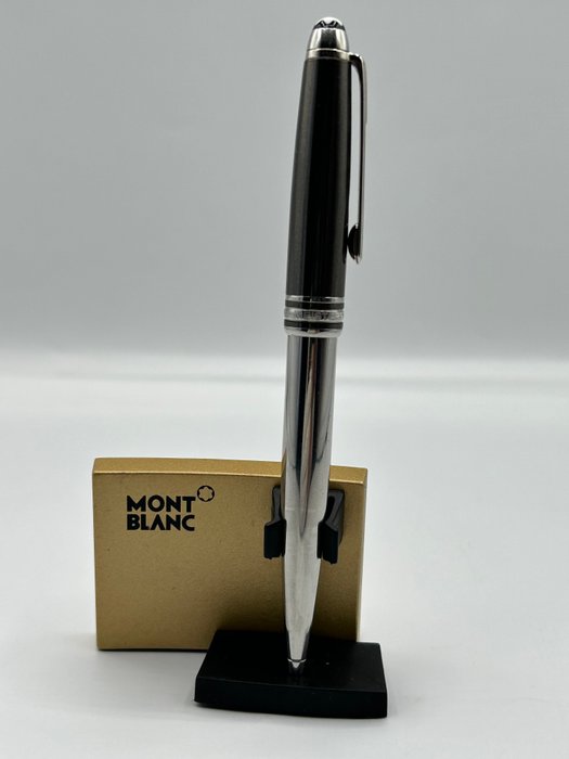 Montblanc - Montblanc Meisterstück Solitaire Hematite  Steel Ballpoint pen - Kuglepen