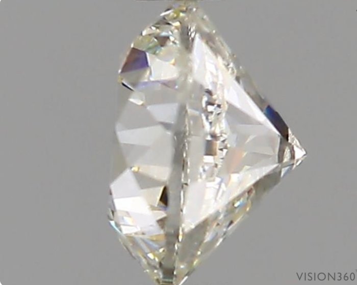 1 pcs Diamant  (Natur)  - 1.00 ct - Rund - I - VS2 - Gemological Institute of America (GIA)