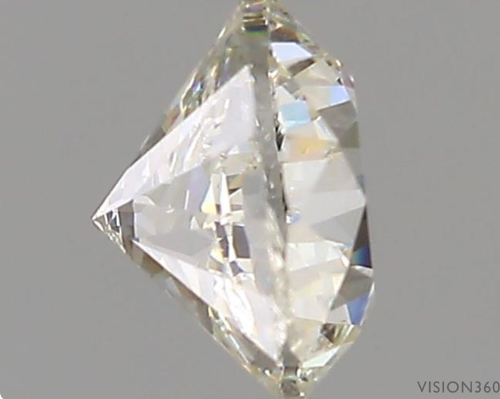 1 pcs Diamant  (Natur)  - 1.00 ct - Rund - I - VS2 - Gemological Institute of America (GIA)