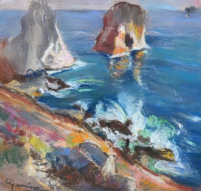 Giuseppe Casciaro (1863-1941) - Capri