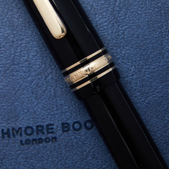 Montblanc - Nº 146 Le Grande - 585 Gold Nib F Meisterstuck Polished in New Conditions Gift Set - Fyldepen