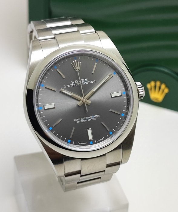 Rolex - Oyster Perpetual 39 "Dark Rhodium" - Ref. 114300 - Mænd - 2015 - 2020