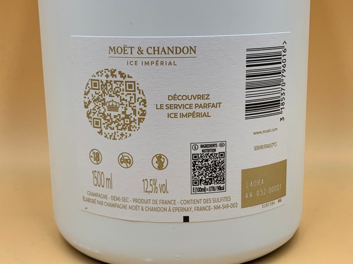 Moët  Chandon, "Ice Imperial" - Champagne Demi-Sec - 1 Magnum (1,5 L)