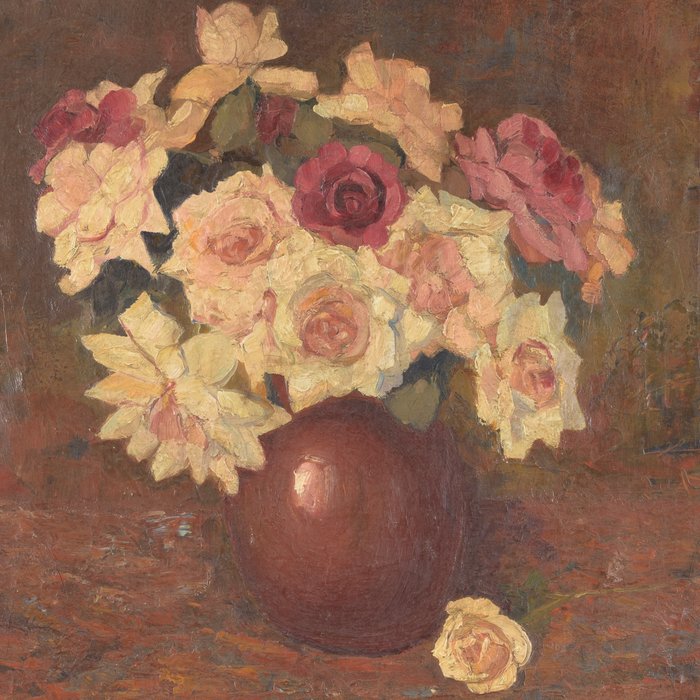 Lambertus Leonardus Franciscus van Zoelen (1888-1966) - Stilleven bloemen